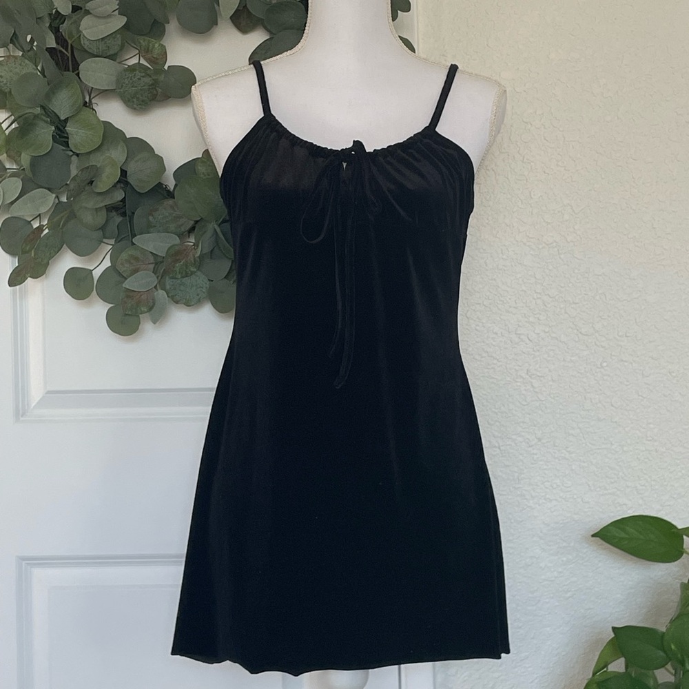 Black minidress